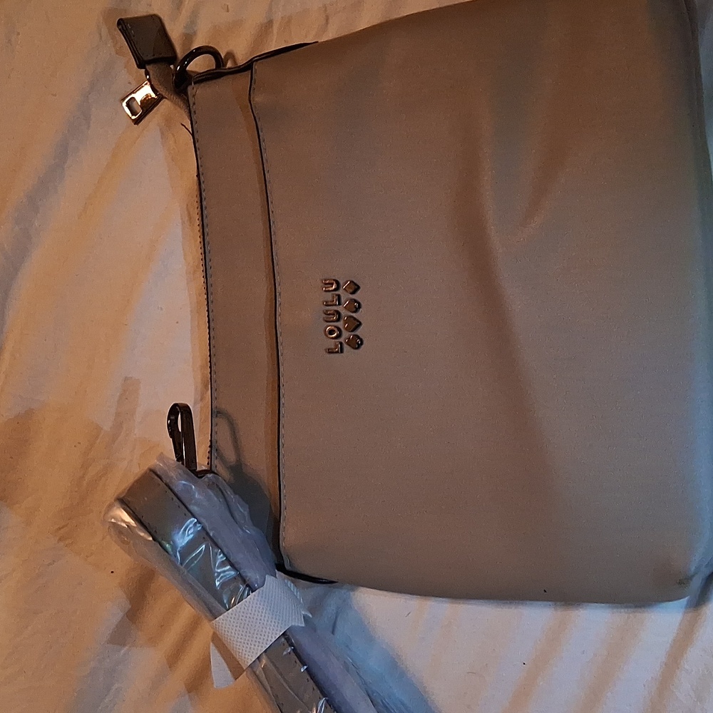 Elegant Gray Crossbody Bag by Loulou